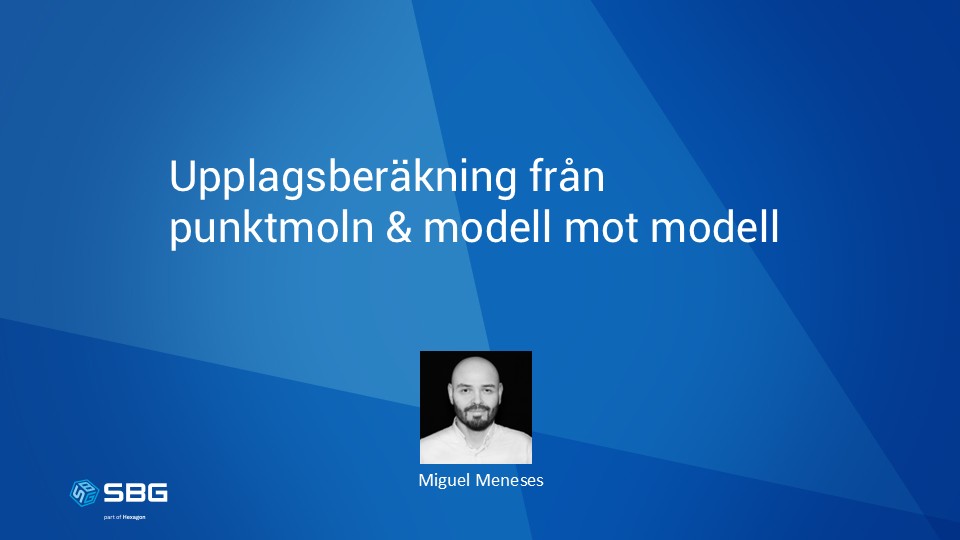 Upplagsberäkning från punktmoln